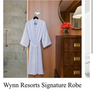 White Satin Robe